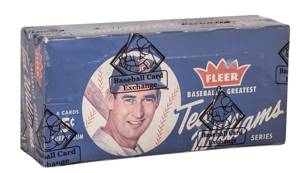 1959 Fleer "Ted Williams" Unopened Wax Box (24 Packs) – BBCE Certified
